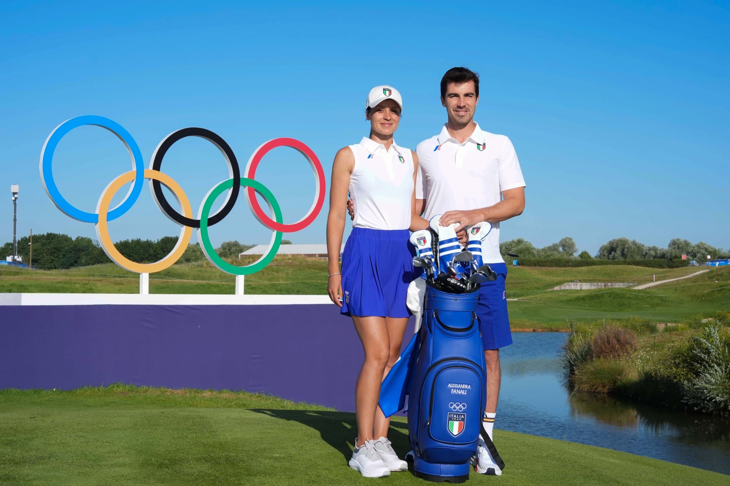Giulio and Alessandra at the Paris 2024 Olympics